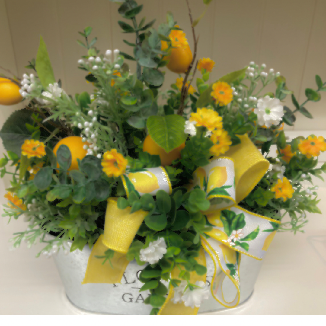 Cheerful Lemons Floral Arrangement *In-Store Pick Up*