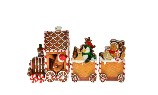 Gingerbread Train Set of Three