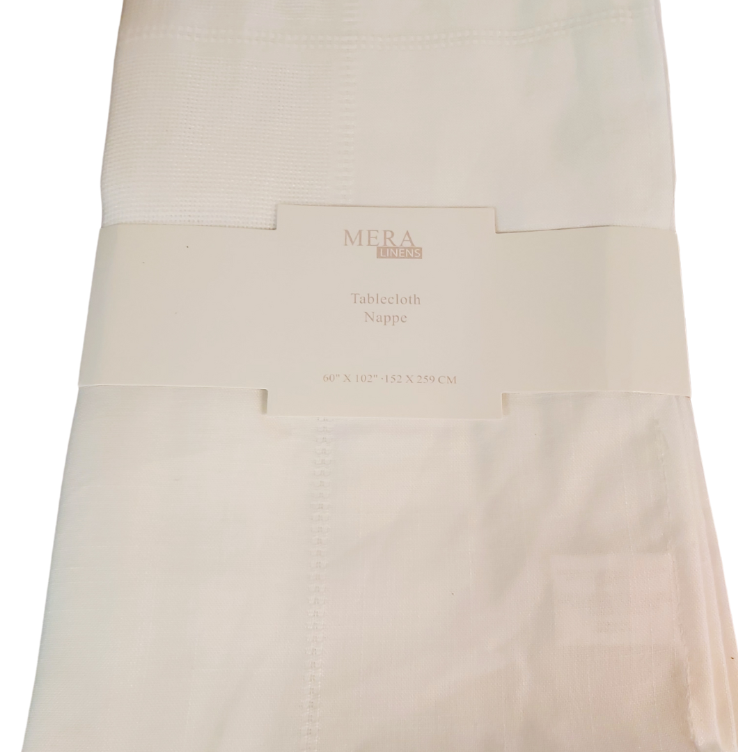 Nappe White Tablecloth - 2 sizes