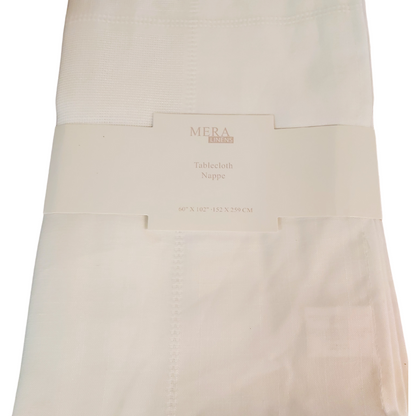 Nappe White Tablecloth - 2 sizes