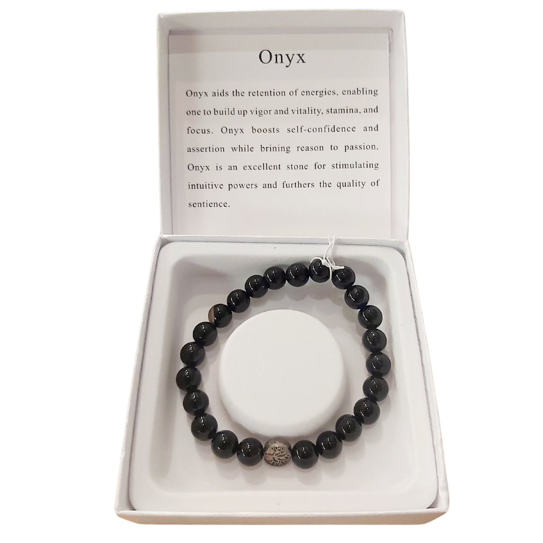 Onyx Blessing Bead Bracelet