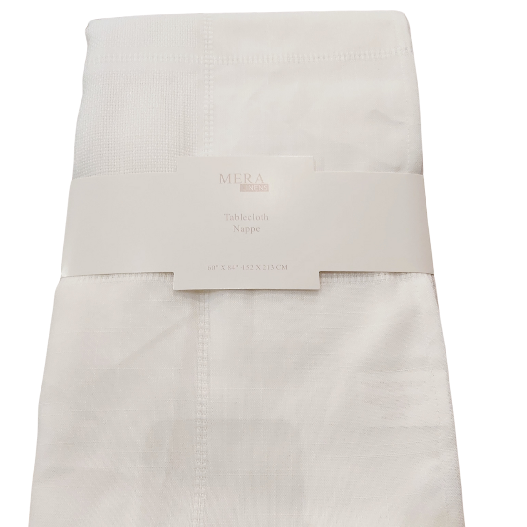 Nappe White Tablecloth - 2 sizes