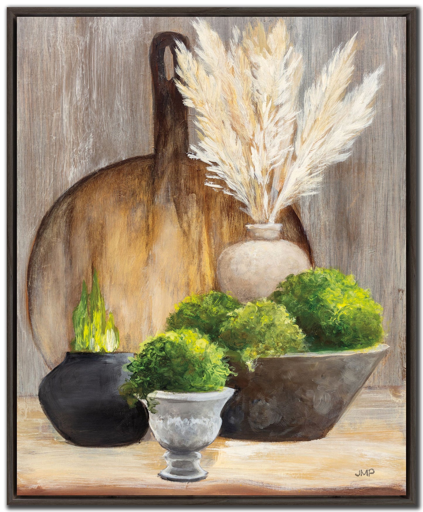 Wood, Moss and Pampas Grass II 24" x 20" **Store Pickup Only**