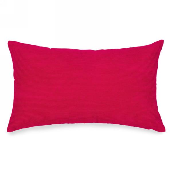 Red Corduroy Cushion - Rectangular