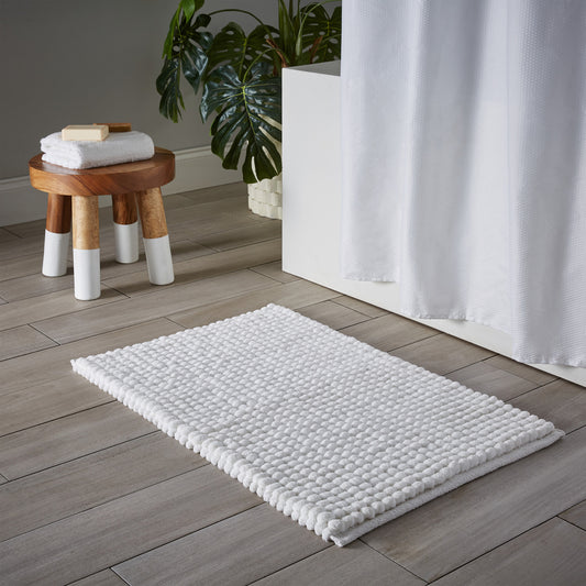 Puff Bathmat White