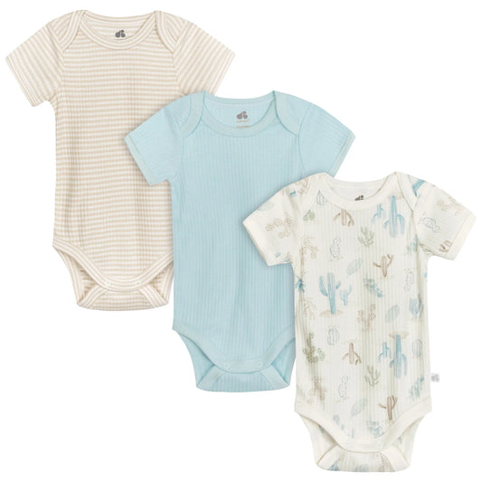 Desert Cactus Onesie 3 Pack (0-3 mos)