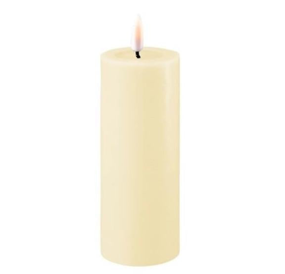 Cream Wetlook LED Candle 2" x 5"