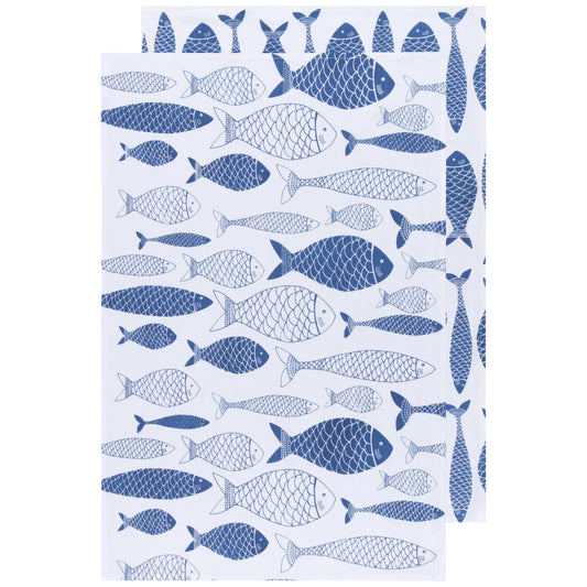 Floursack Tea Towels Fish Market