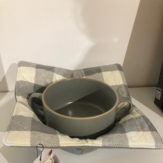 London Gray Soup Bowl and Cozy Set