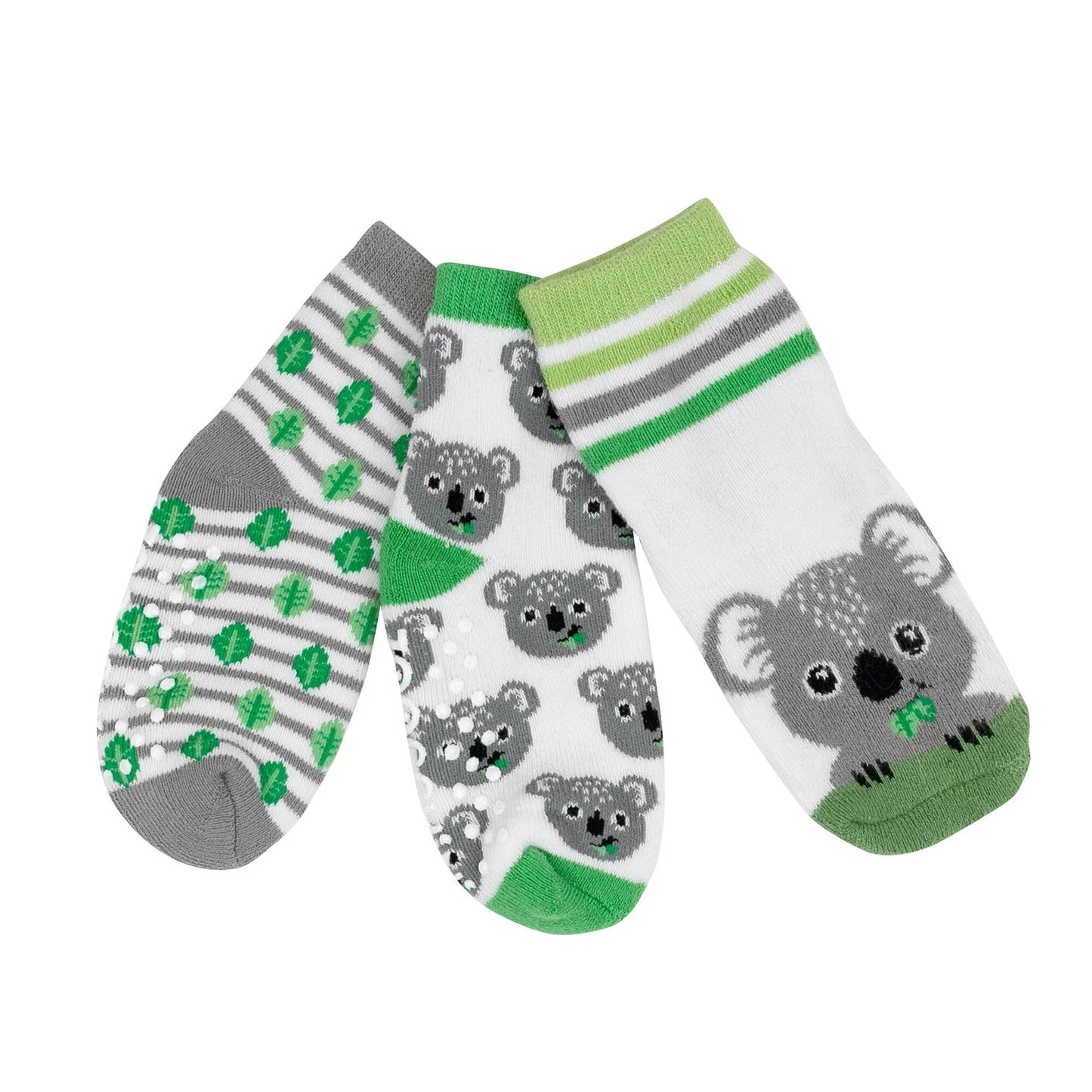 Baby and Toddler Socks 0-24 mos (3 Pairs) - Kai the Koala