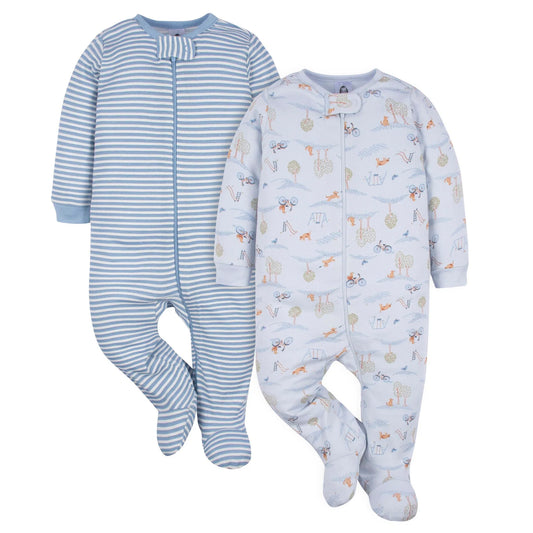 Puppy Playground Footed Sleeper 2 Pack (2 Sizes)