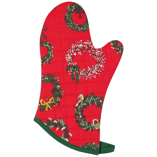 Wreaths Oven Mitt Pair