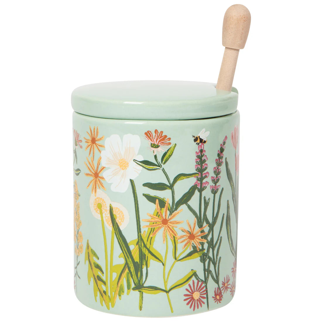 Bees and Blooms Honey Pot