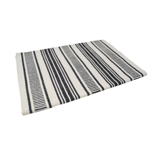 Black and White Table Runner