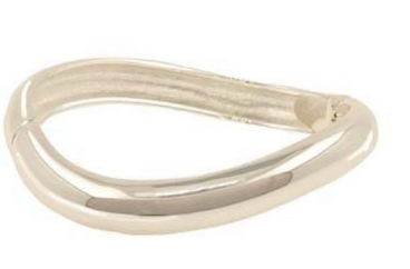 Silver Hinge Bangle