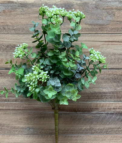 Eucalyptus Bush with Buds 15"